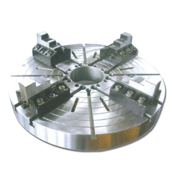 Heavy Jaw Chuck, Large Four Jaw Chuck, Gripping Heavy Workpieces, Manual Heavy-duty Hard Jaw, 4-jaw Single Action Chuck