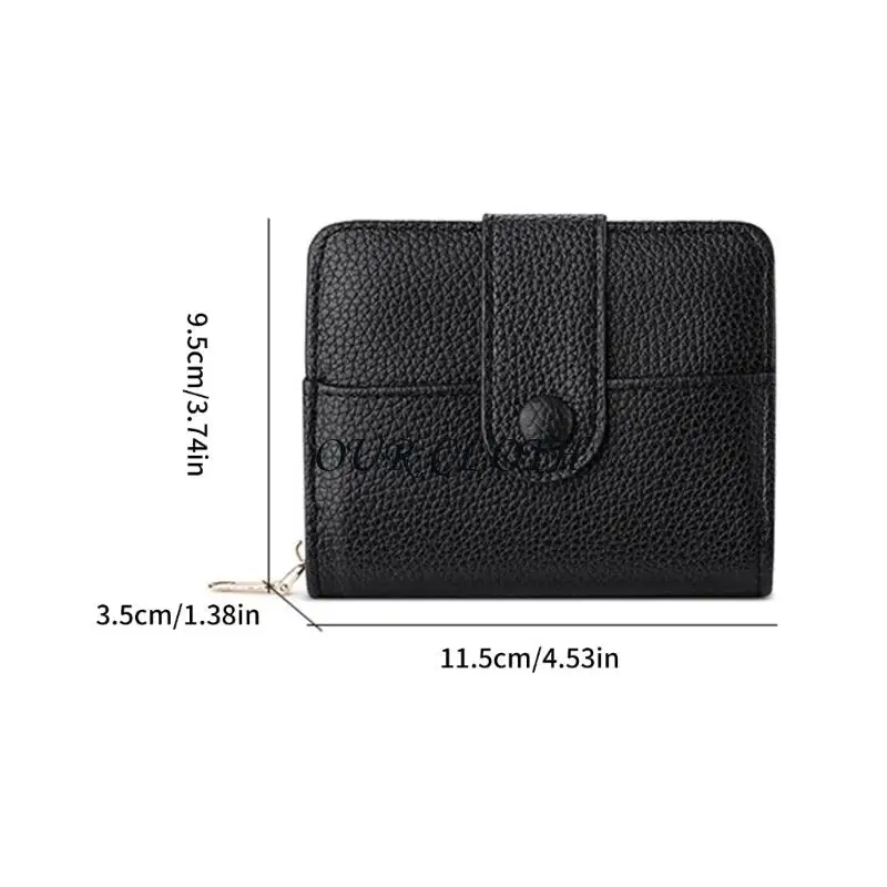 Stylish Bows Short Purse PU Leather Coin Purse Fashion Wallet with Card Holder Y1AC