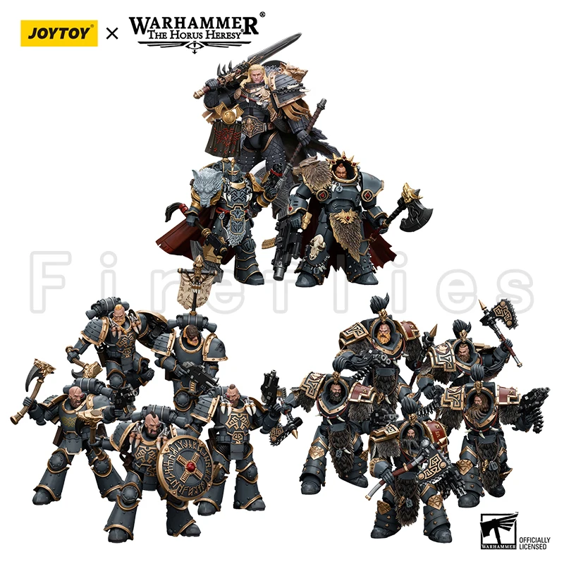 1/18 JOYTOY Action Figure 40K De Horus Heresy Space Wolves Figuren En Mechas Logan Ghostwolf Anime Model Speelgoed