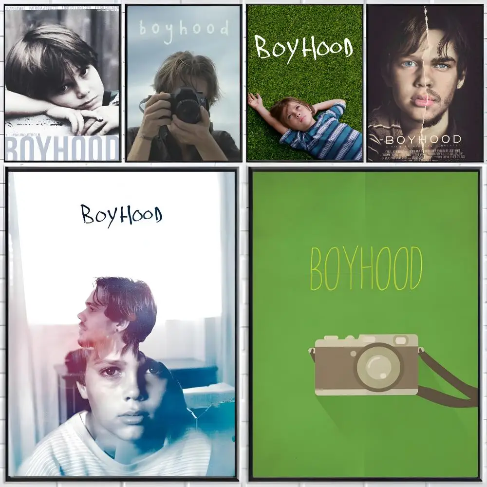 Coming-Of-Age Film B-Boyhood Poster Distinct Home Decor Concepts Chic Indoor Art Pieces