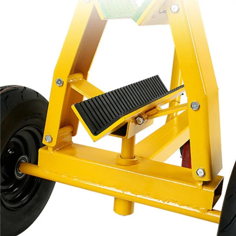 Fotografia 6: Carrinho de Mão Automático para Pedras, Robusto, para Transporte de Lajes Grandes de Mármore, Ferramenta Industrial Resistente para Manuseio que Economiza Esforço