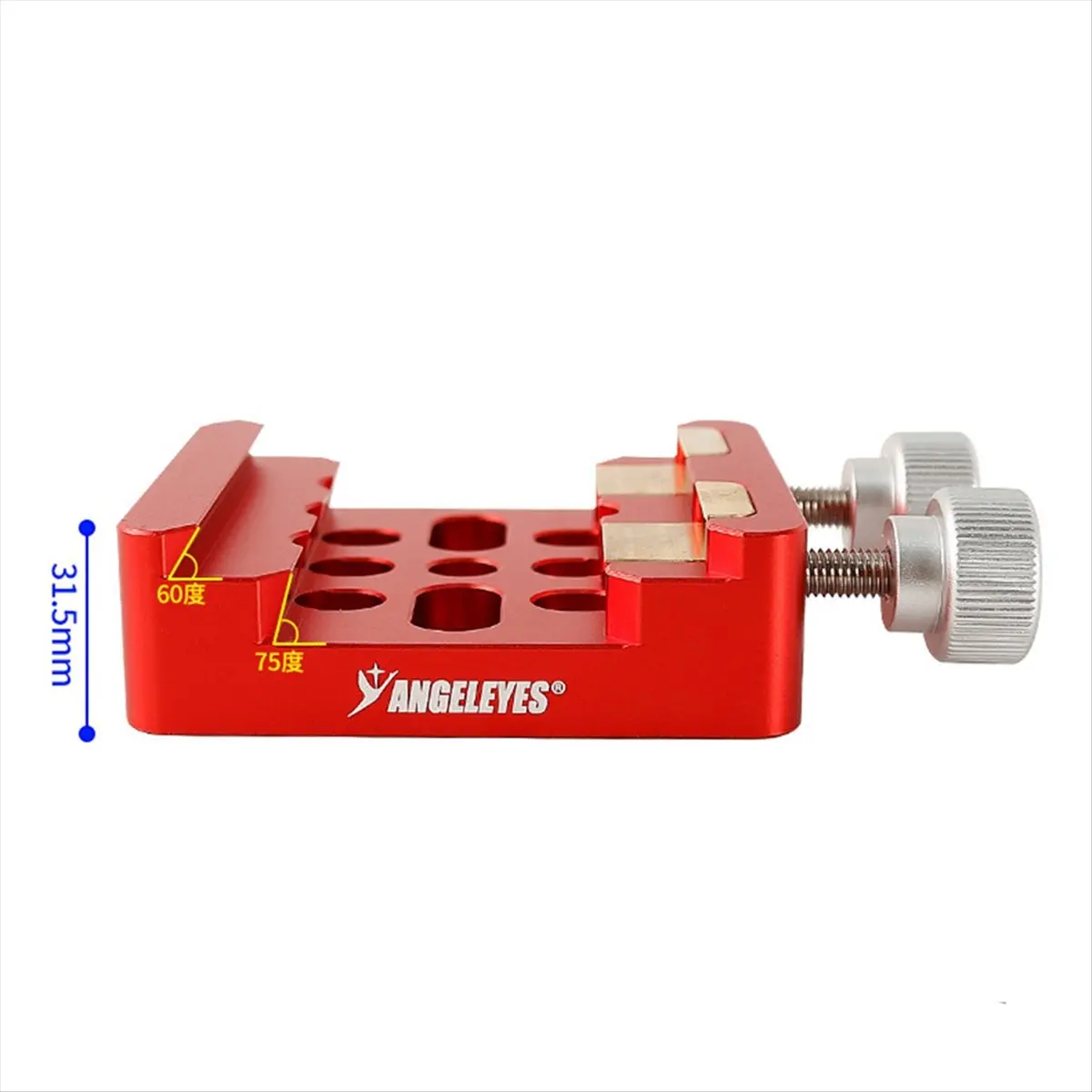 A72U Angeleyes Telescope Dovetail Mounting Plate Standard Dovetail Plate Dovetail Mounting Fixing Plat Red