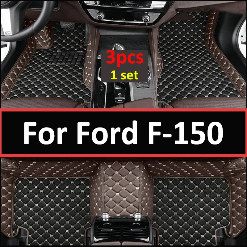 Tapetes interiores do carro para Ford, Auto Styling Acessórios, Tapetes para Ford F-150, F150, F 150, 4 Portas, 2021, 2020, 2019, 2018, 2017, 2016, 2015