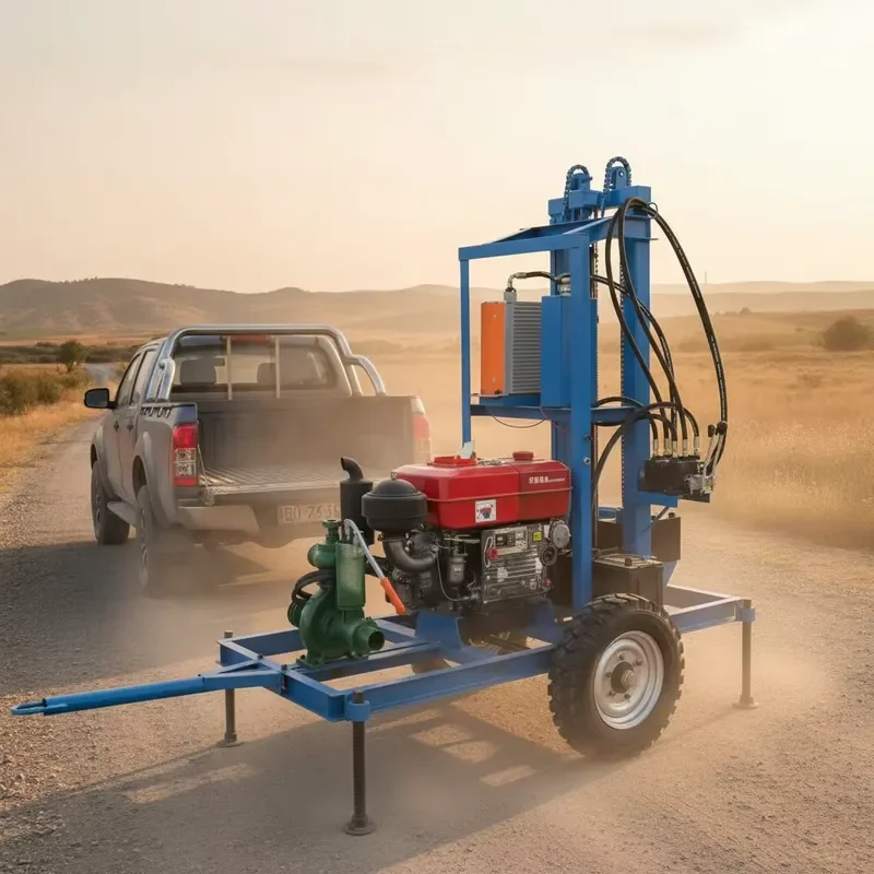 200m Deep Water Well Drilling Machine Professional Borehole Drilling Rig Equipment for Groundwater Exploration and