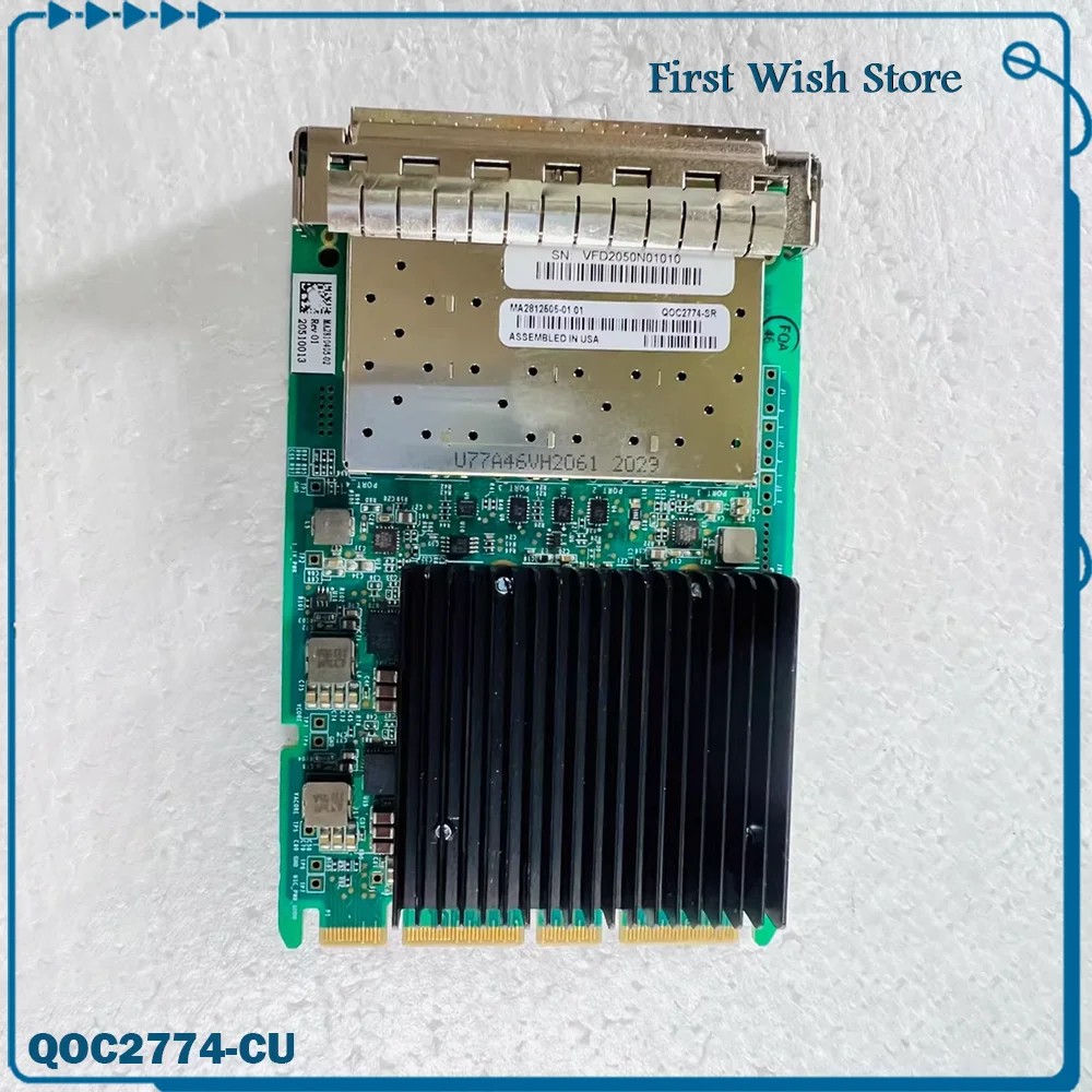 Four-port 32Gb HBA Fibre Channel card QOC2774-CU QOC2774