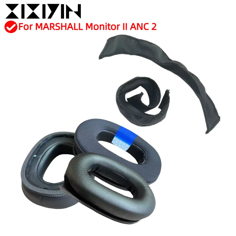 

XIXIYIN 1 Pair Replacement Foam Ice gel Ear Pads Pillow Cushion Cover For MARSHALL Monitor II ANC 2 Headphone Headset