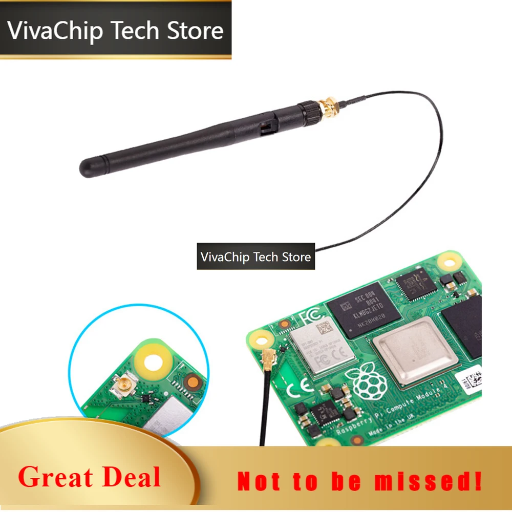 VivaChip TechRaspberry Pi Compute Module 4 Options For RAM / EMMC/ Wireless High Speed Large RAM Low Power Boosted Performance R