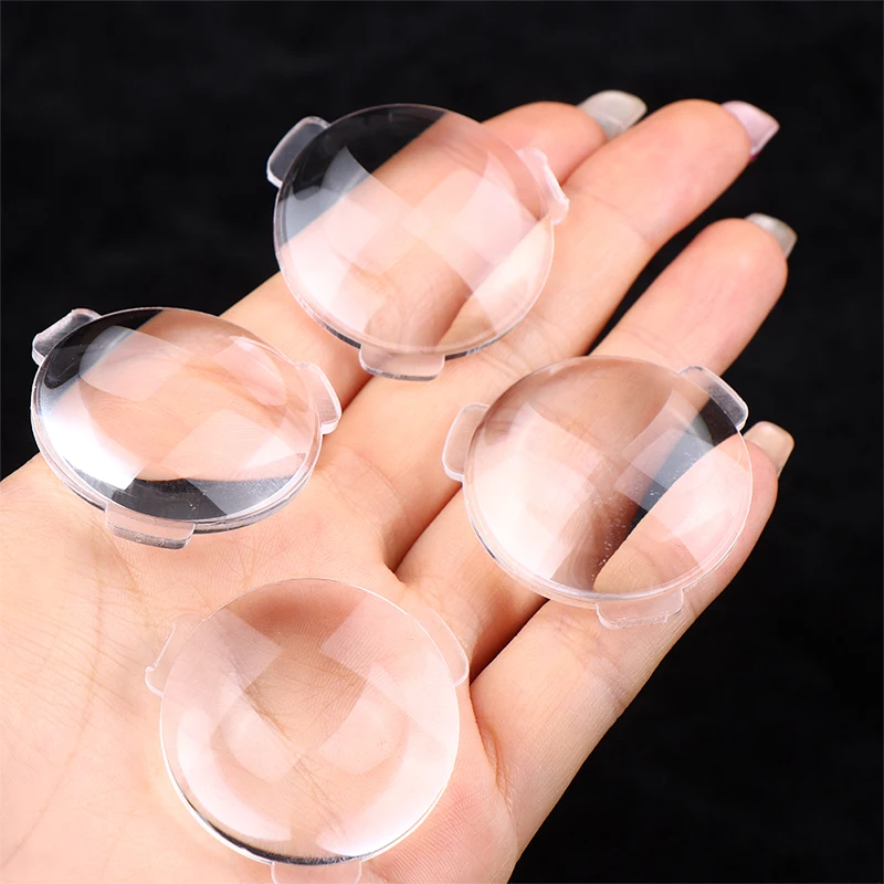 6pcs 25mm Plano Convex Acrylic Lens Optical PMMA for Google Cardboard DIY VR Headset 3D Glasses Virtual Reality Hot Sale