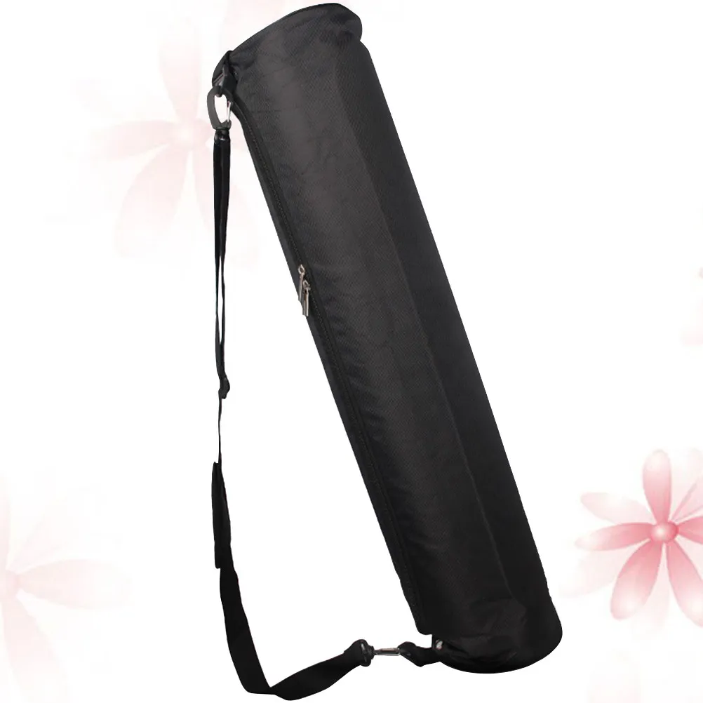 

Yoga Waterproof Oxford Cloth Durable Side Opening Zipper Convenient Carrying Adjustable Strap Fitness Backpack Black