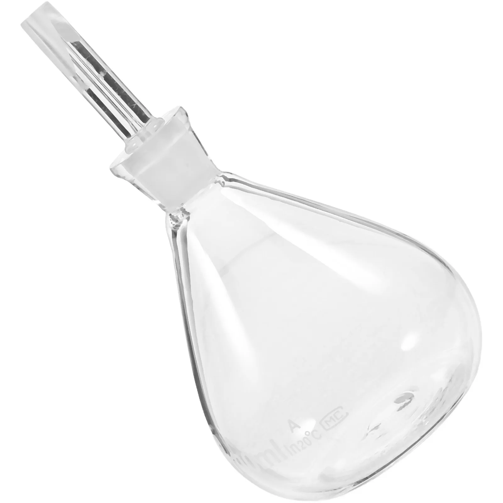 

Laboratory Glass Pycnometer Reagent Bottle Sturdy Stopper Accurate Density Measurement Liquid Storage Glass Bottle