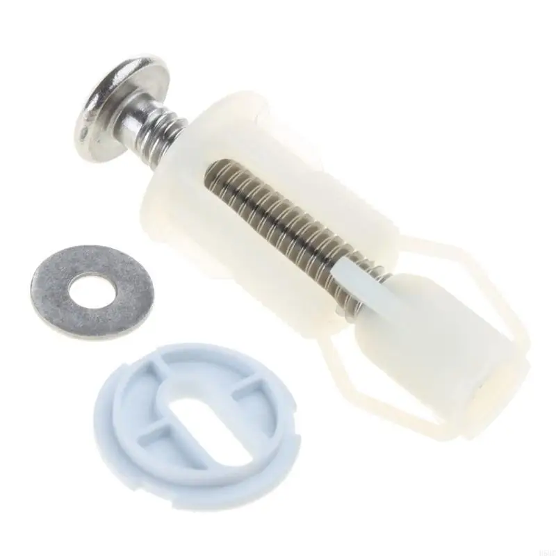 H58C Toilet-Seats Screws and Bolts Metal Top Mount Hinges Toilet-Seat Hardware Parts