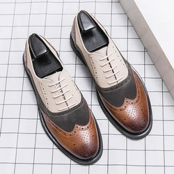 Classic Brand Men's Genuine Leather Shoes Men's Business Shoes High-end Banquet Men's Dress Shoes Versatile Men's Casual Shoes