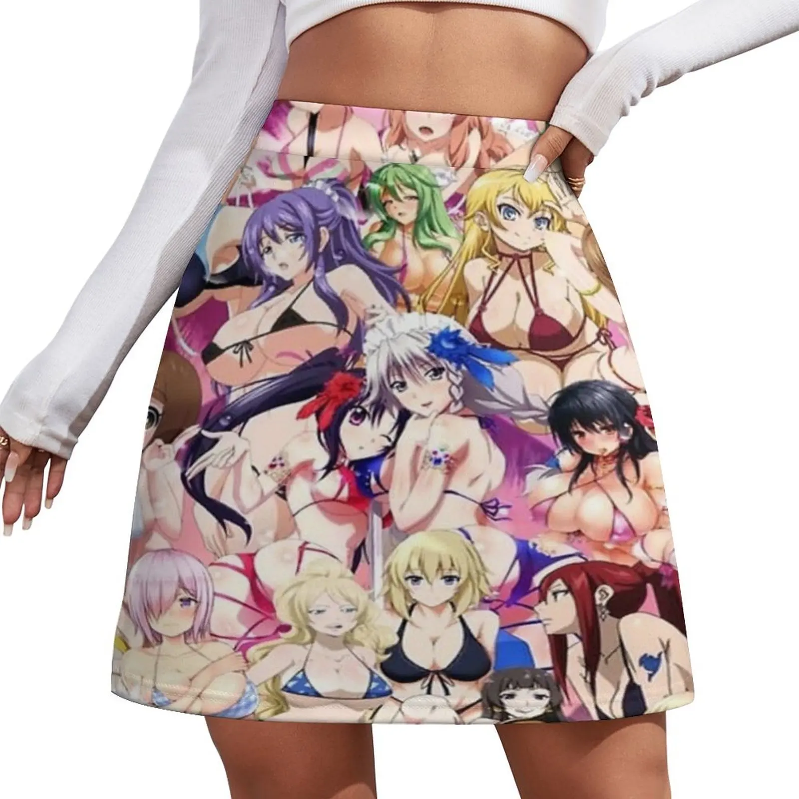

Anime Summer Bikini Girls Mini Skirt Women's summer skirts korean style women clothing skirts Mini Skirt