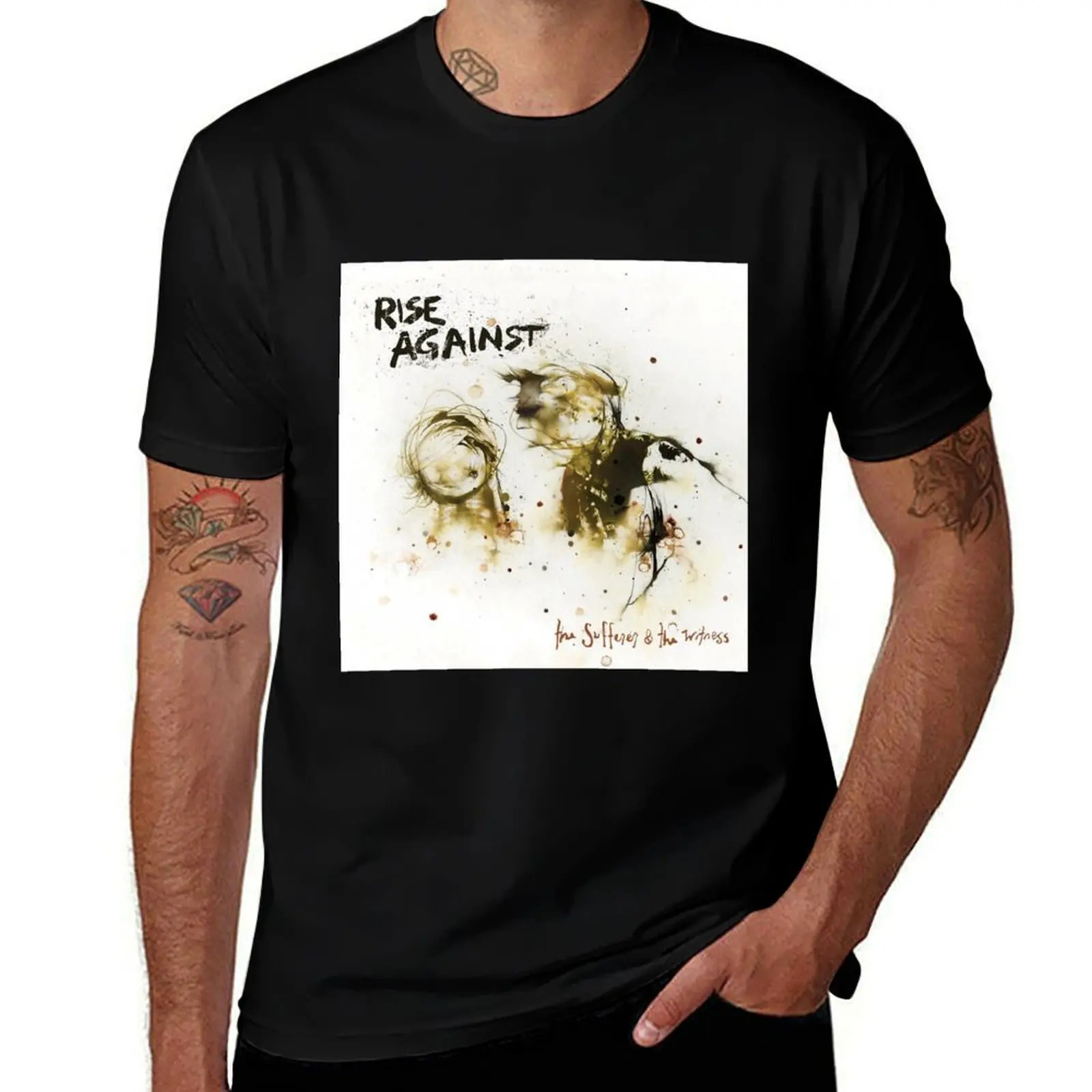 Rise Against the sufferer the witness T-Shirt t shirt men 100% cotton luxury brand man tshirt T-Shirt