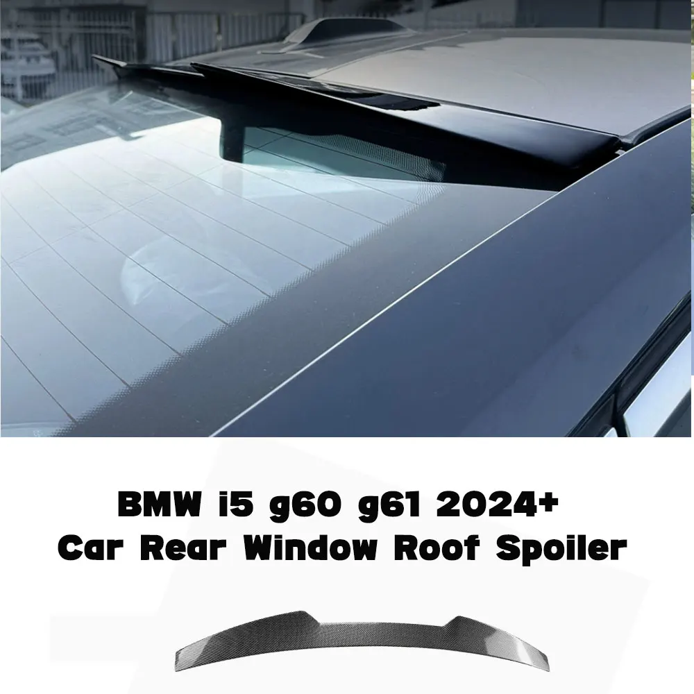 Для Bmw 5 серии I5 G60 525i 530i M60 черный карбоновый АБС-пластик на крышу автомобиля черный карбоновый задний спойлер багажника крылья тюнинговые аксессуары Для Bmw 5 серии I5 G60 525i 530i M60 черный карбоновый АБС-пластик на крышу автомобиля черный карбоновый задний спойлер багажника крылья тюнинговые аксессуары