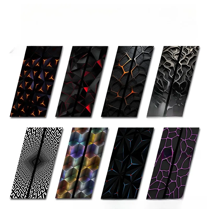 FOR HONEYCOMB  Pattern Car B Pillar Sticker Waterproof Sunproof Sunscreen Car B-pillar Sticker Automotive Accessories