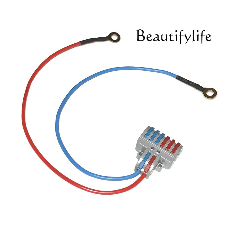 

Motorcycle battery quick wiring two-in and six-out battery splitter power accessories cable