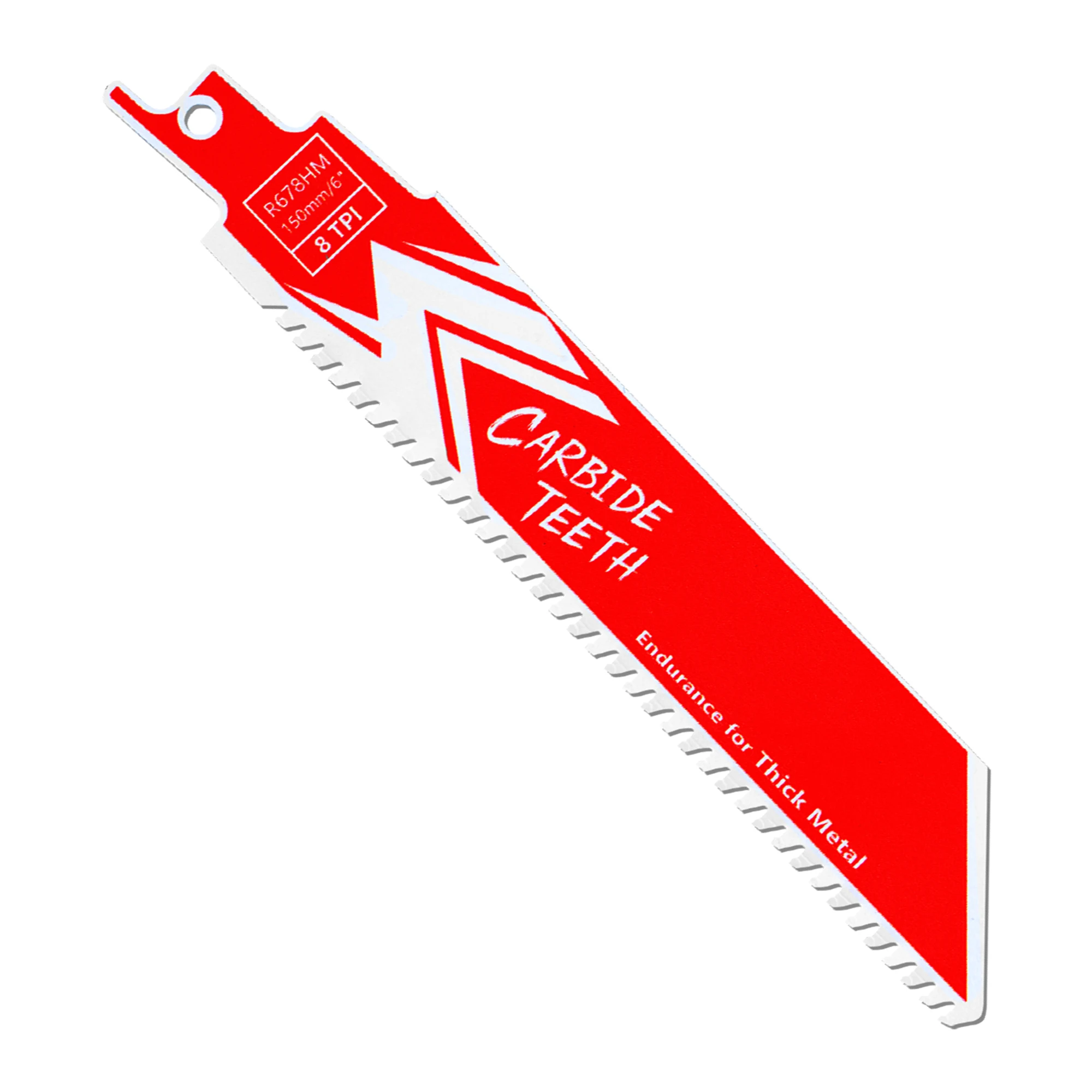 Heavy Equipment Blade - EZARC 6-Inch Carbide Reciprocating Saw Blades