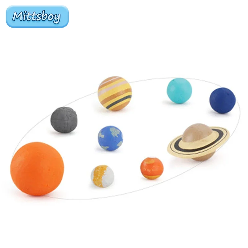 9Pcs Science Education Toy Cosmic Planet Model Milky Way Solar System Earth Gift Children's Cognitive Universe Model Toy