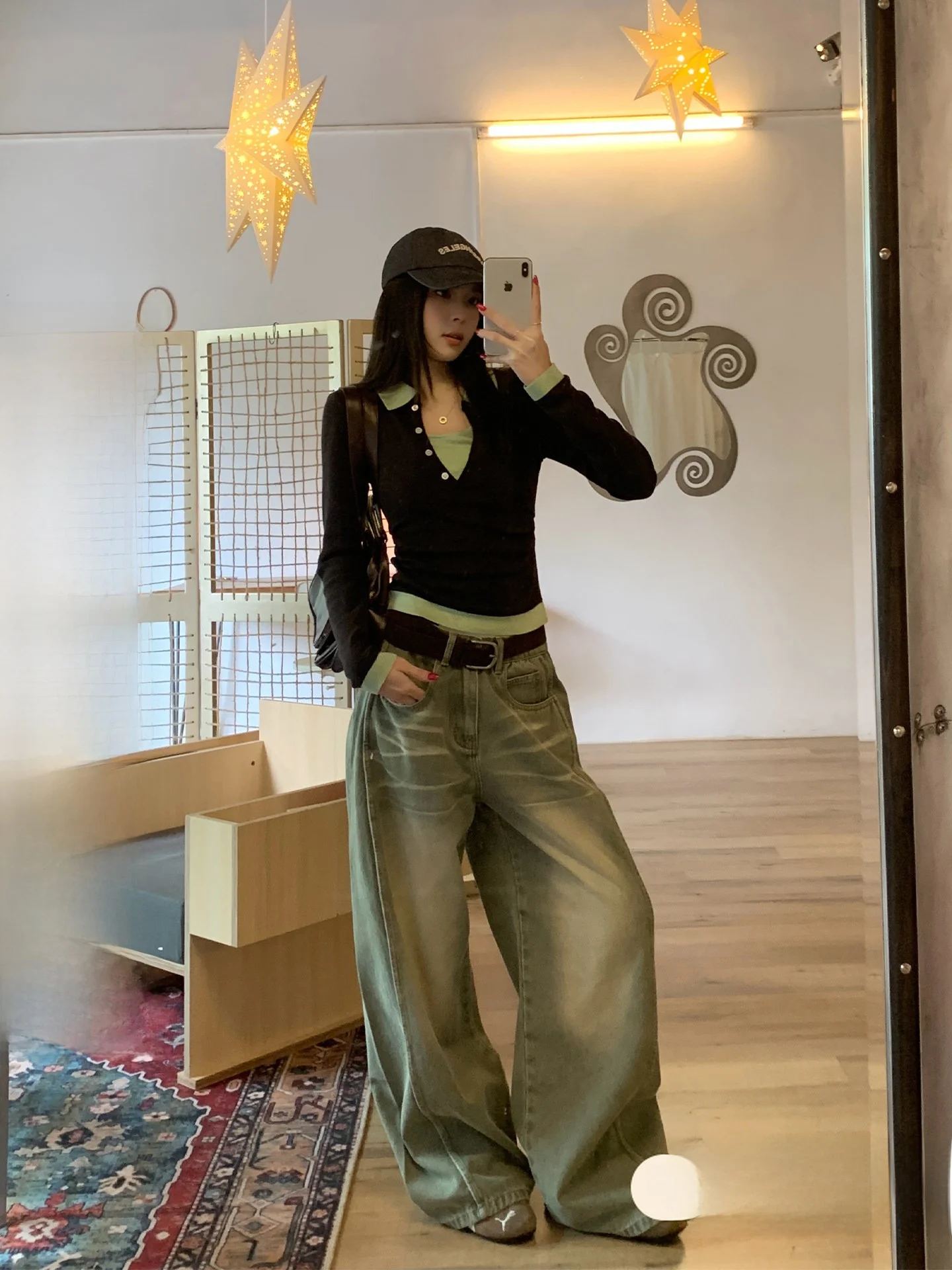 

High Waist Wide Leg Straight Cut Jeans Women's Vintage Long Drapey Slimming Spring New Sle Commute Sle Casual Jeans