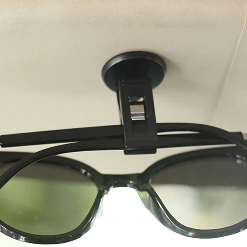 

2pcs Car Ticket Holder Windshield Clip For Parking Receipts Cards Access Cards Adhesive Mounting Plastic Car Clips Vehicle