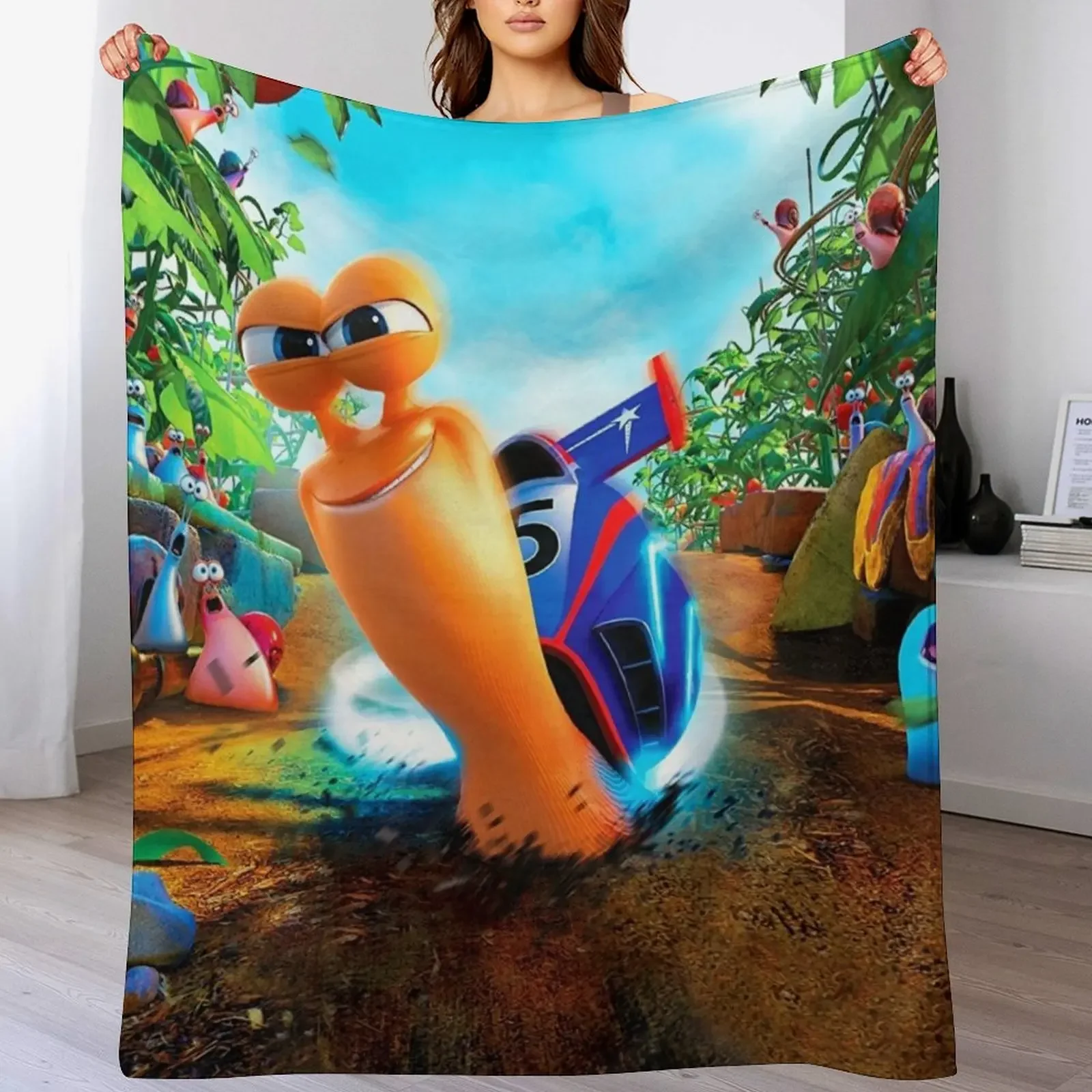 

turbo animation characters turbo vs child Throw Blanket Extra Large Throw Luxury Brand Retros Plaid on the sofa Blankets
