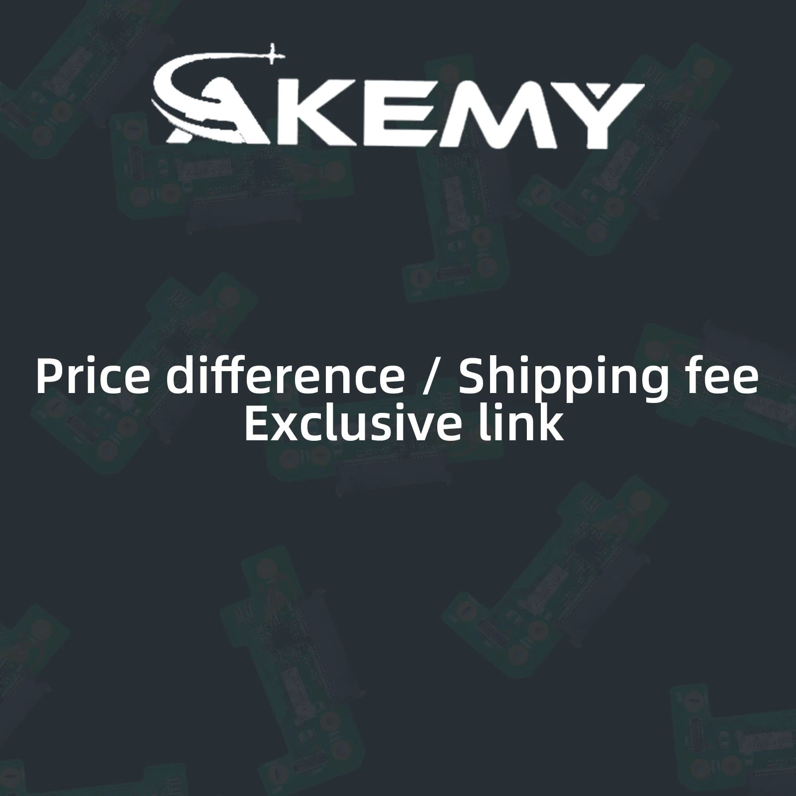 

The exclusive link for paying the price difference / postage fee