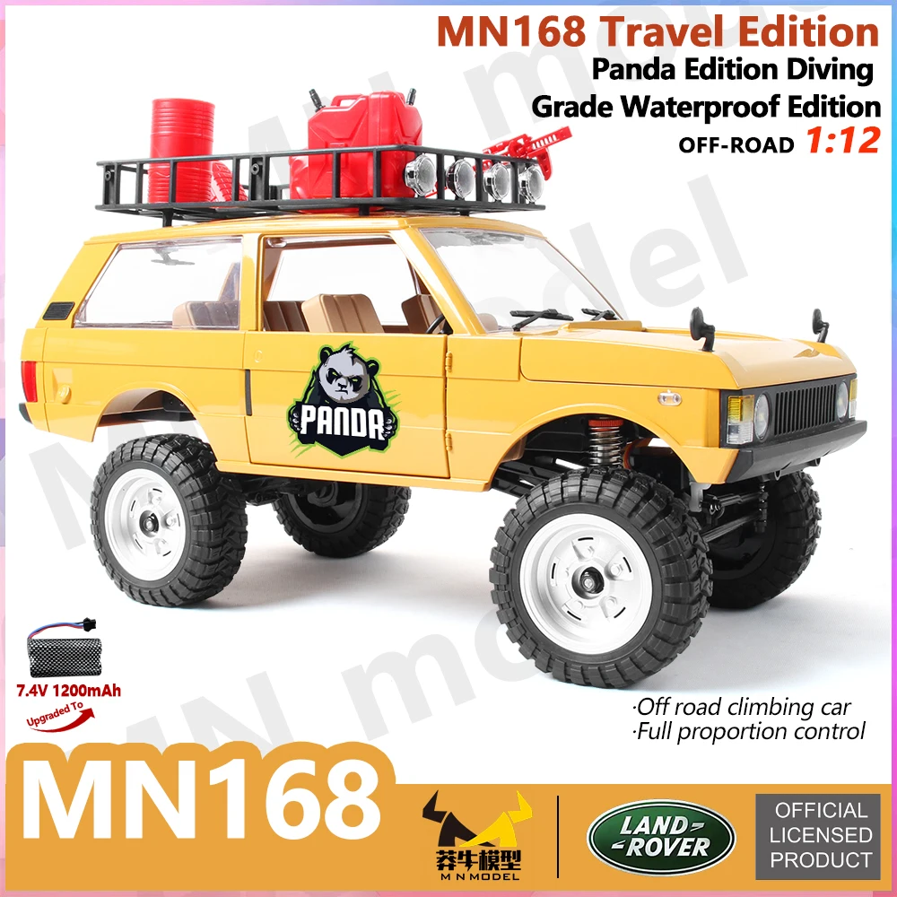MN168 RC سيارة 1:12 مقياس كامل RTR نسخة MN نموذج 2.4G 4WD 280 محرك متناسب على الطرق الوعرة RC سيارة التحكم عن بعد للأولاد هدايا