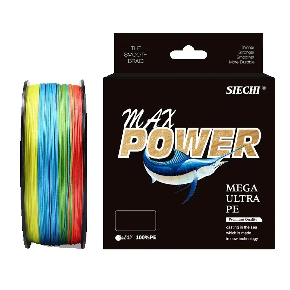 SIECHI X8 PE Braided Fishing Line Pesca Carp Multifilament Fly Wire Japanese Saltwater 500M 20LB-88LB