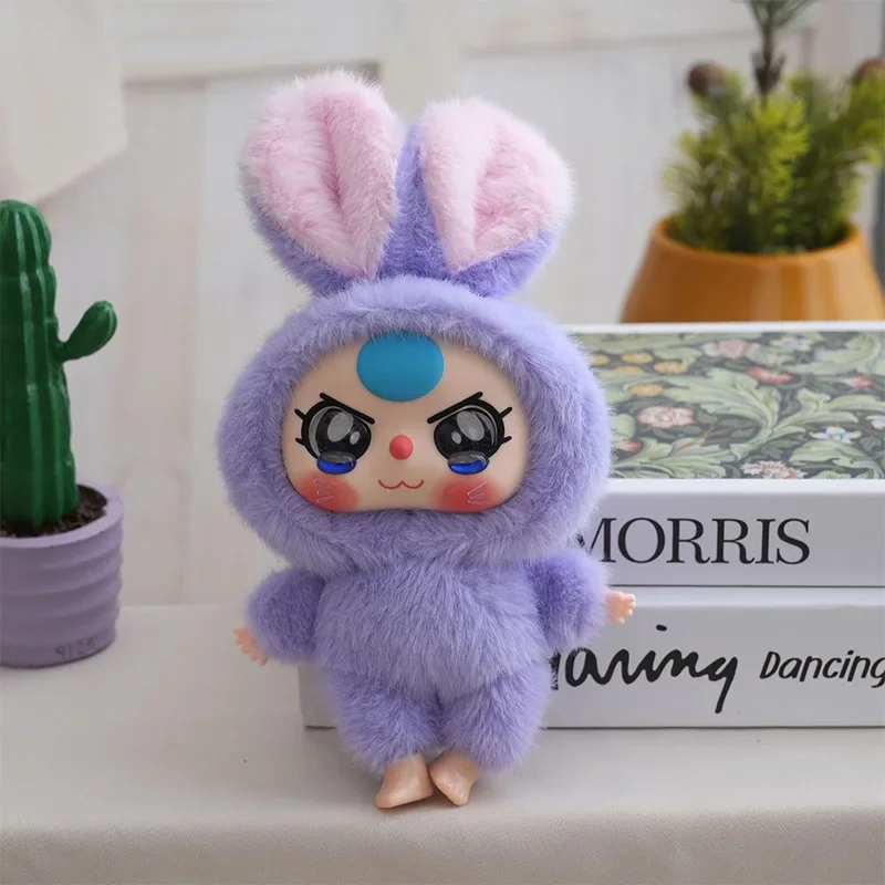 Jouets en peluche elfe de dessin animé, pendentifs lapin mignon, poupée en peluche douce, porte-clés, décor de sac, cadeau d'anniversaire pour enfants