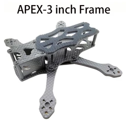 APEX-3 Mini 3inch 147mm Wheelbase Carbon Fiber Frame Kit with 4mm Thickness Arms For RC FPV Racing Drone Quadcopter Part