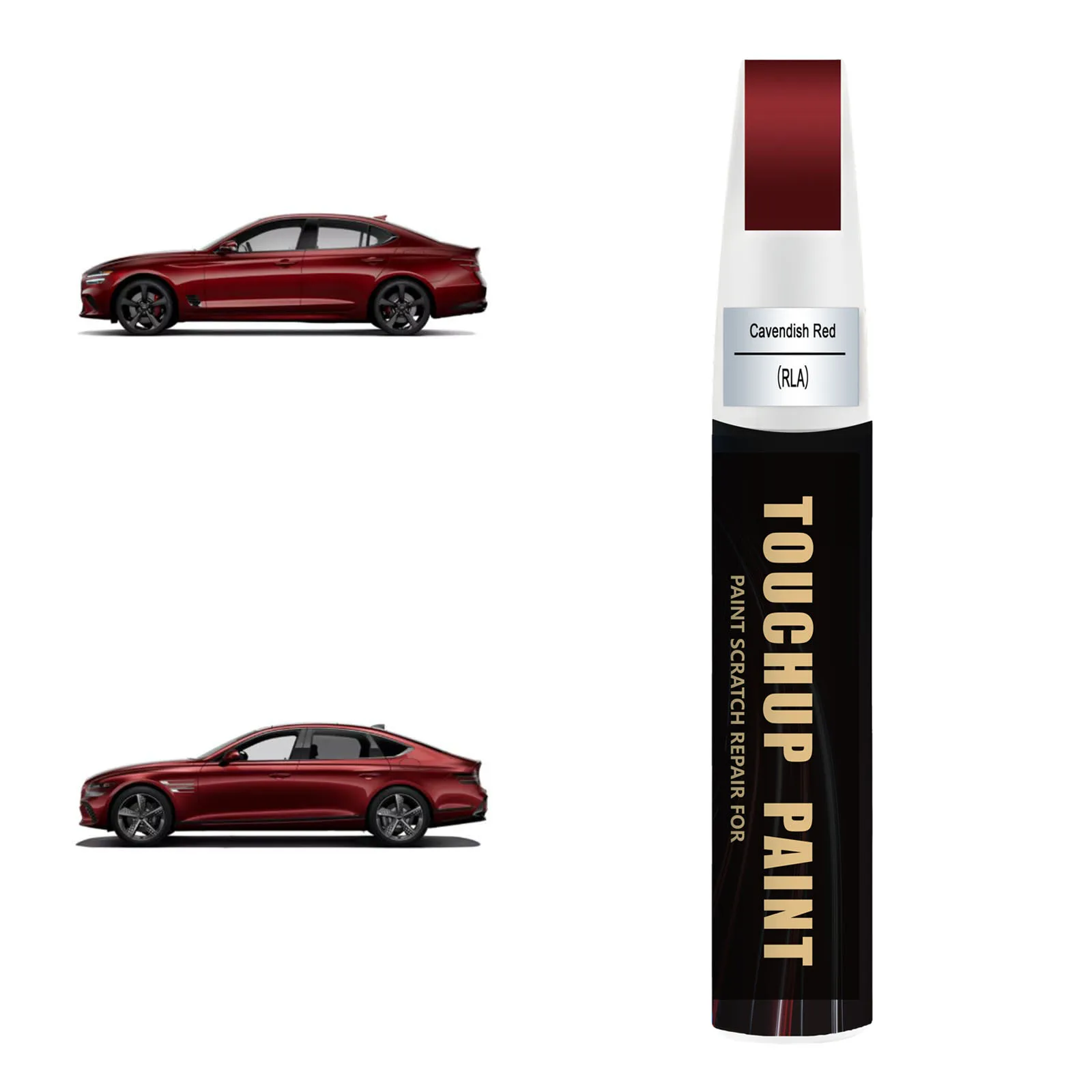 Cavendish Red(RLA) for Genesis Touch Up Paint Car Scratch Remover for Nicks and Chips Repair