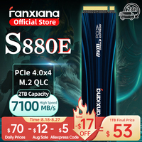 Fanxiang S880E M.2 SSD 7300MB/s 1TB/2TB/4TB M.2 NVMe SSD Drive PCIe 4.0x4 Hard Disk Internal Solid State Drive For PS5 Laptop PC