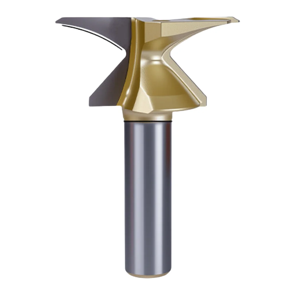 Carbide Milling Cutter PVC Woodworking Trim Bit Optimized Geometry Reduced Friction Single-piece Design Hard Alloy Material