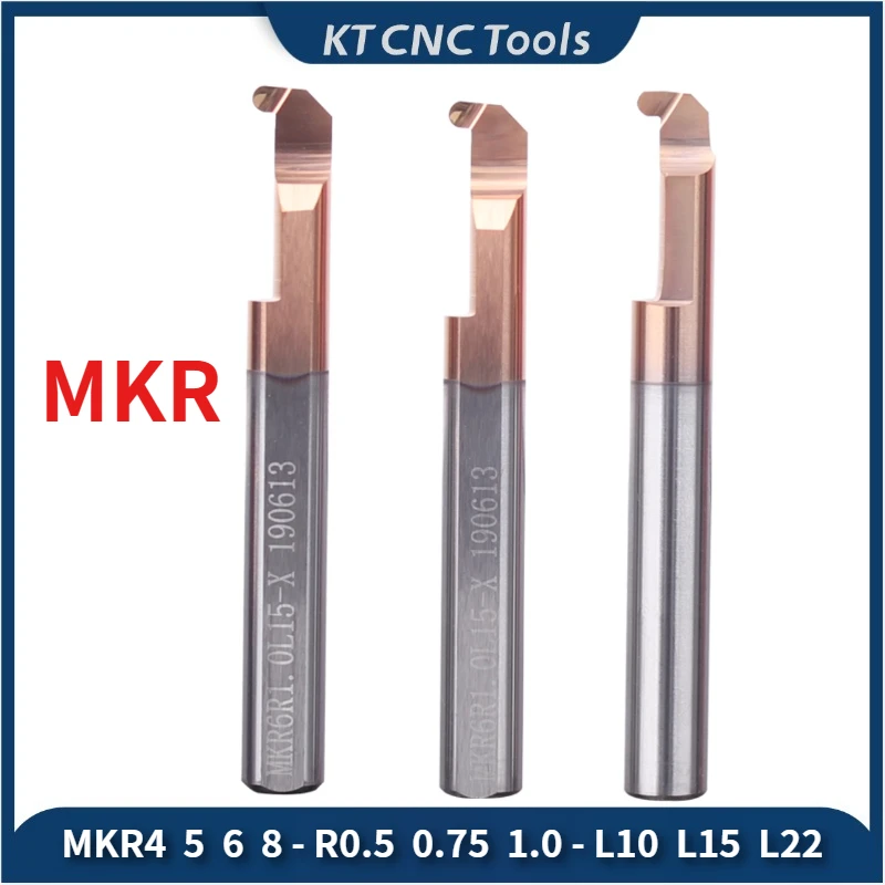 

MKR4R0.5 MKR4R0.75 L10 MKR5R0.5 MKR5R0.75 MKR5R1.0 L15 MKR6R0.5 MKR6R0.75 MKR6R1.0 L15 Milling Boring Cutter Catbide Tools