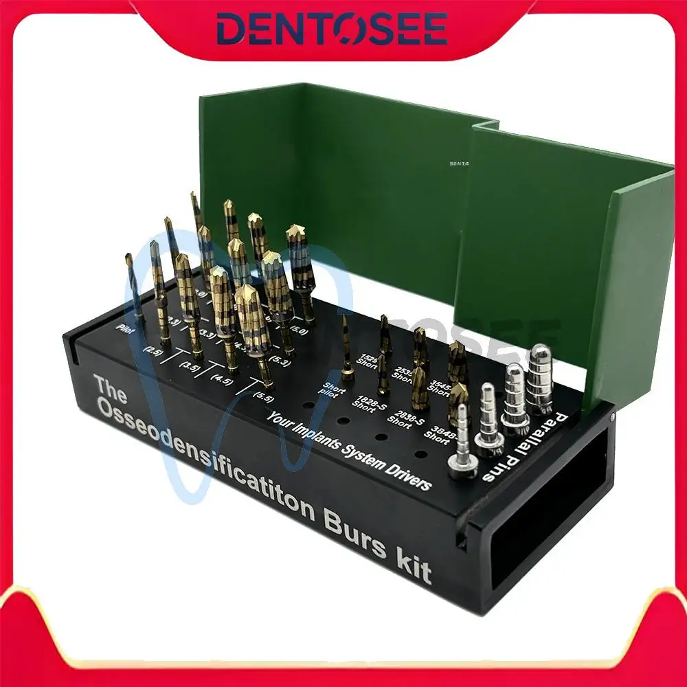 Pilotes de système d'implant chirurgical, fraises d'oséodysefication, forets, Kit de levage des sinus maxillaire pour outils dentaires et procédures