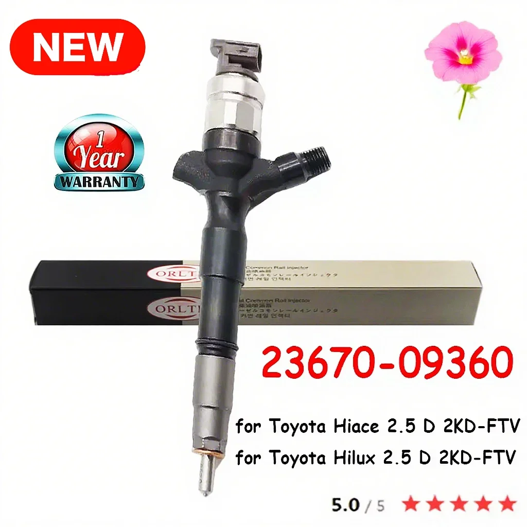 

NEW New Diesel Injector 23670-09360 Diesel Nozzle 23670 09360 For TOYOTA HILUX HIACE 2.5D 2KD ORLTL