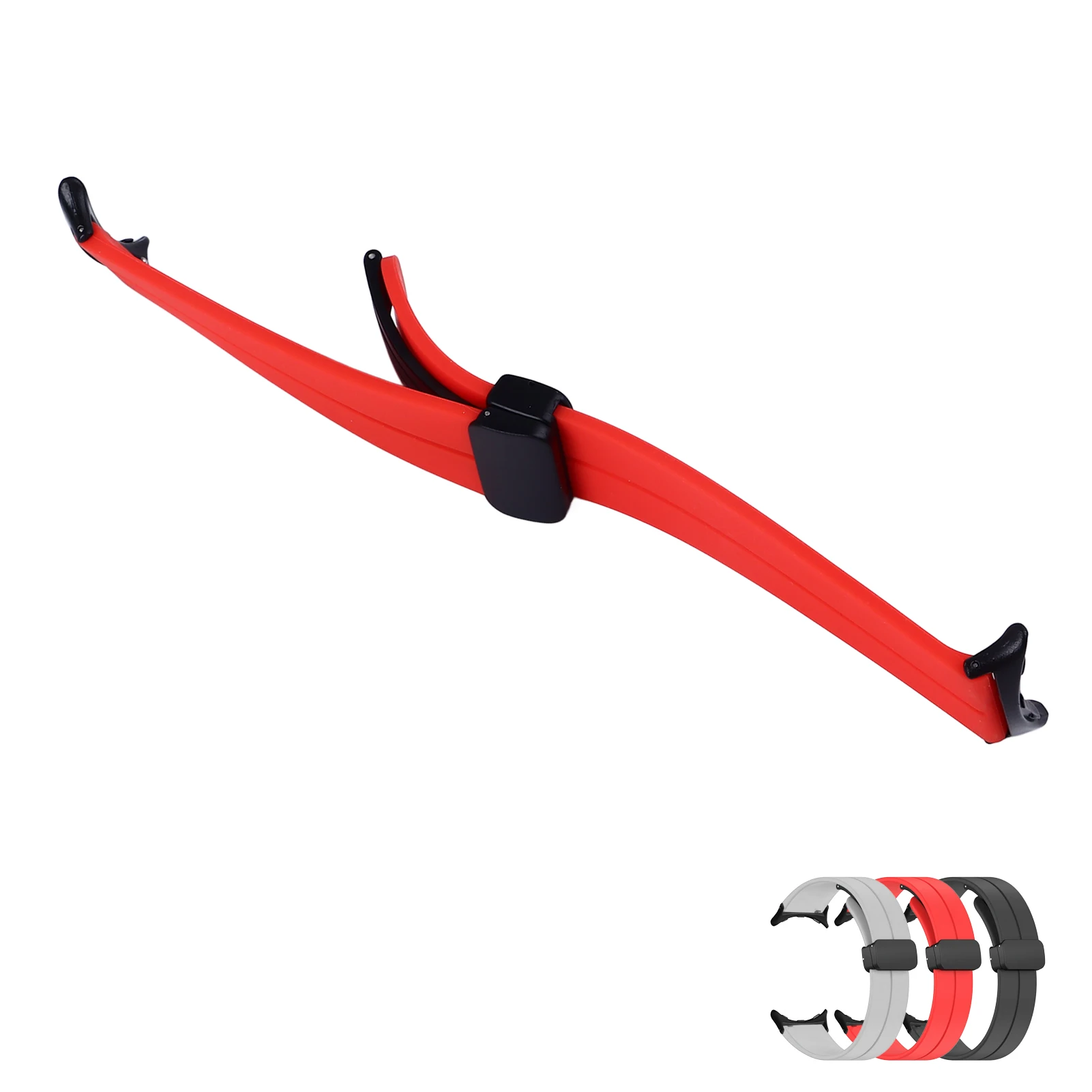 حزام ساعة اليد، حزام معصم مرن من سبائك السيليكون مع إبزيم مغناطيسي لجوجل بيكسل