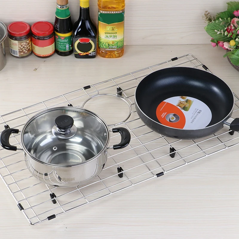 1 Piece Kitchen Sink Grid Sink Bottom Grid Stainless Steel Sink Grid And Sink Protectors For Kitchen Sink With Rear