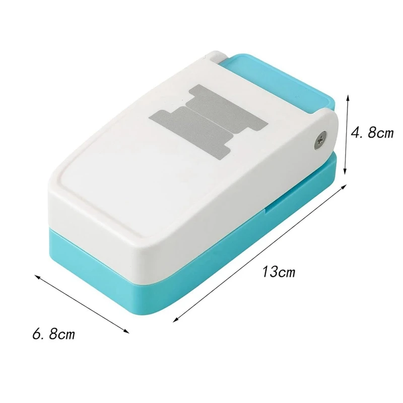 Imagem -05 - Handheld Tab Folder Punch Separador de Folhas Soltas Soco de Etiqueta Soco de Papel Artesanal Perfurador