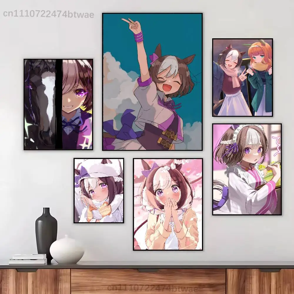 U-Umamusume Special Week Artists Canvas Painting for Living Room Home Decor Poster Fans Gifts