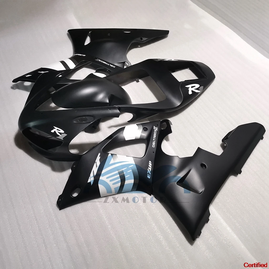 สําหรับ YAMAHA YZFR1 98 99 1998 1999 YZF-R1 คุณภาพสูง Fairings ชุดกีฬาจักรยาน Road Racing รถจักรยานยนต์ Bodykit สีดํา