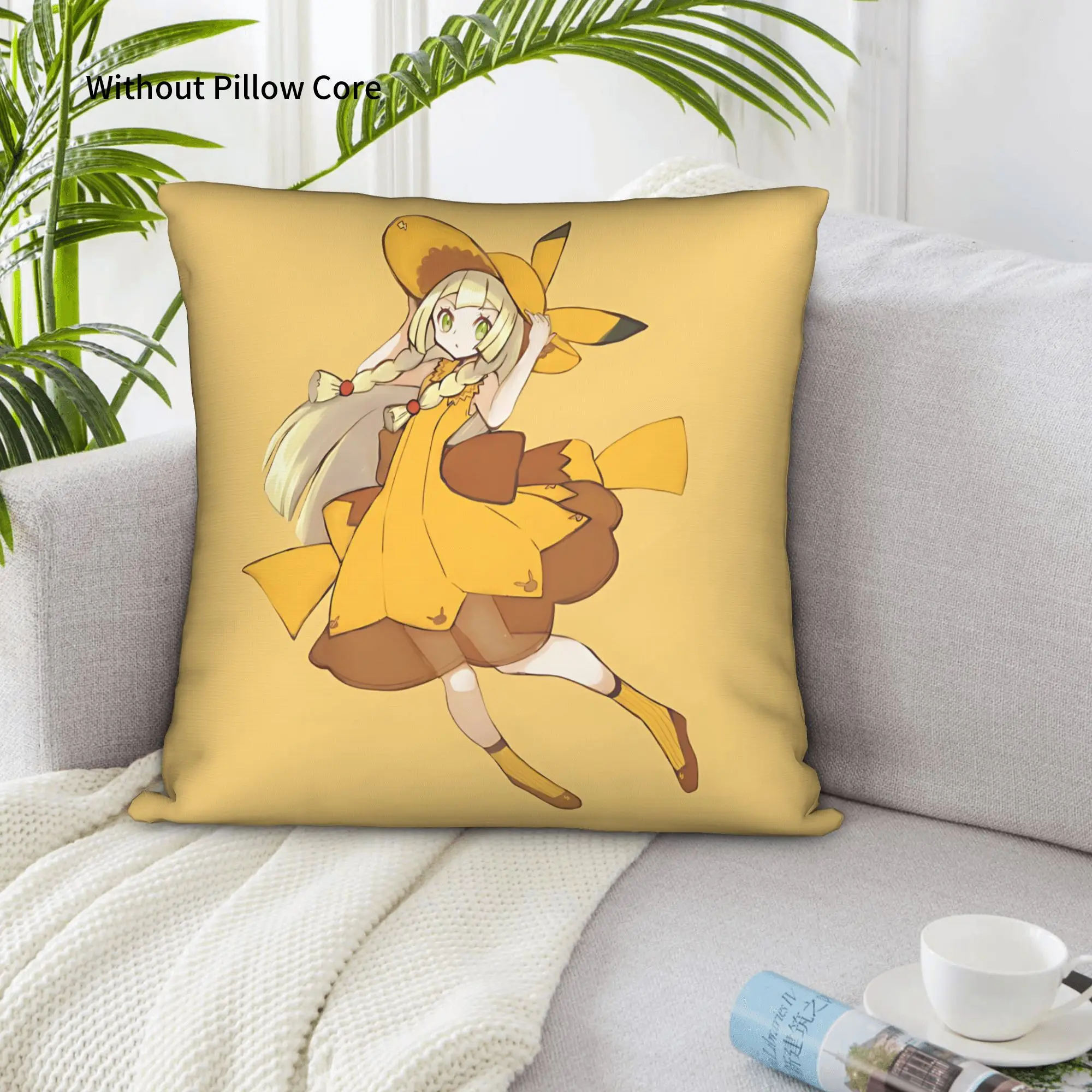 1PC Pokemon characters Pillow Case Home Decor Items Double-Sided Printing Anime Sofa Cushion Bedroom Bedside Pillow