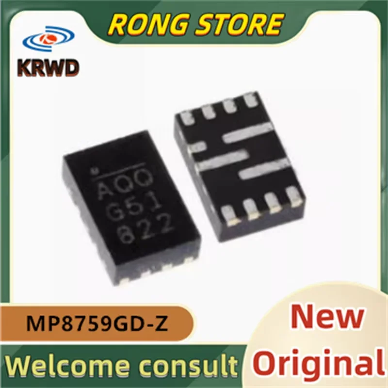 (5 PCS/10 PCS) AQQ ใหม่และต้นฉบับชิป IC MP8759GD-Z MP8759GD MP8759 QFN12