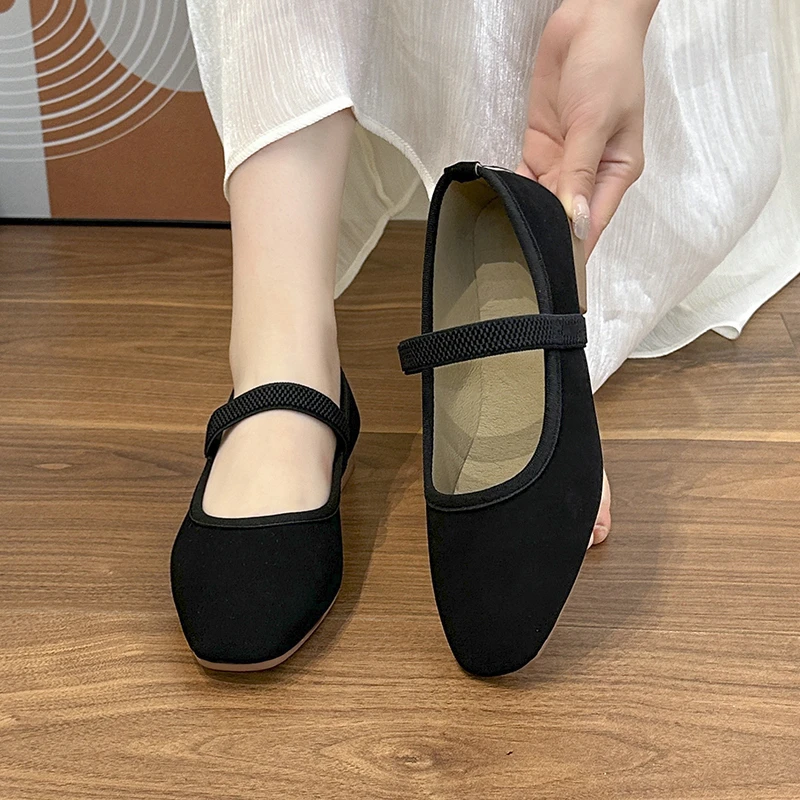 New Flats Shoes Women Casual Ballet Dance Shoes Sandals Autumn Designer Dress Shallow Walking Femme