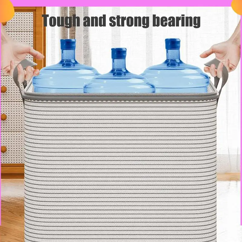 

A23P Storage Bag Extra Large Storage Bag For Clothing Storage Thickened Double Zippers To Save Travel Space