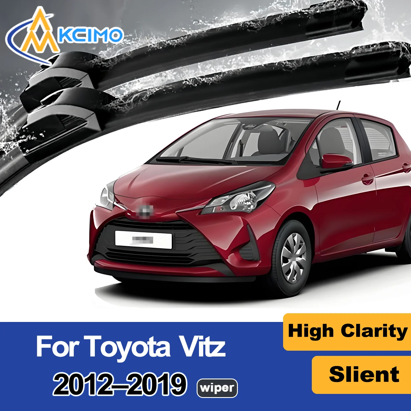 

2PCS New Front Windshield Wiper Blade for Toyota Vitz XP130 2012-2019 Front Windshield Auto Wipers Blade Accessories 2019 2018