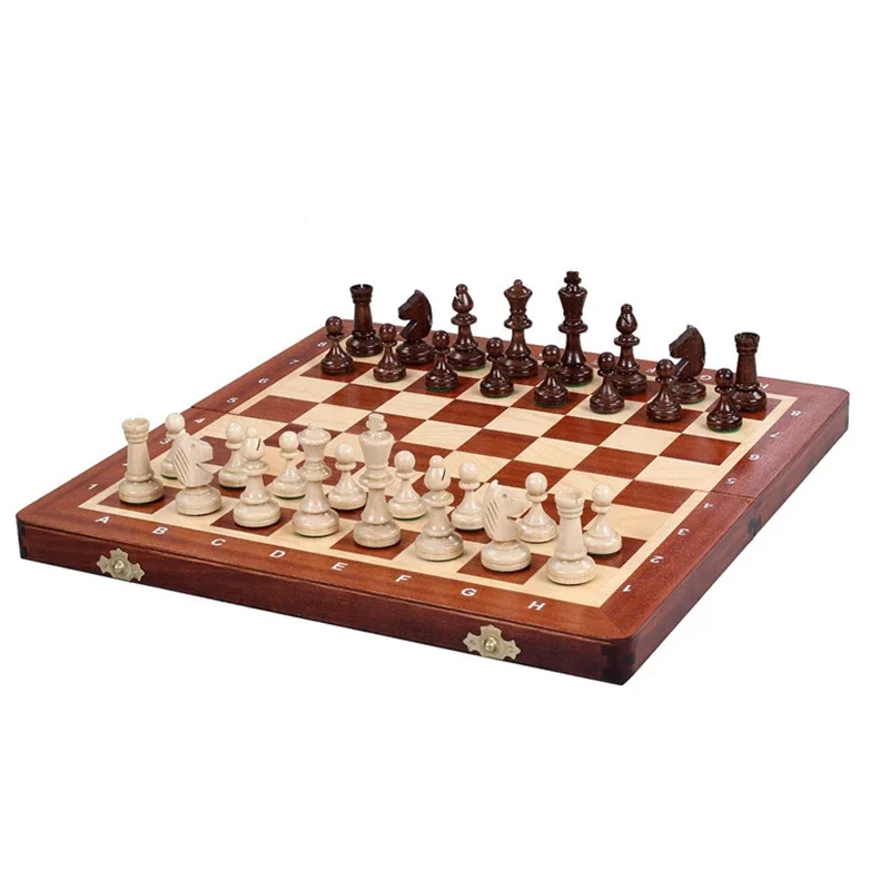 Travel Medieval Board Games Set Chess Large Size Wooden Chess Pieces Chess Board Luxury Family Xadrez Jogo Family Games