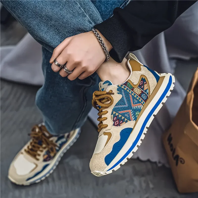 Casual Sneaker Loafers Men's Sneakers Fabric Sports and Leisure Soft and Comfortable Ventilate Non-Slip Shoes for Men Fashion image 3