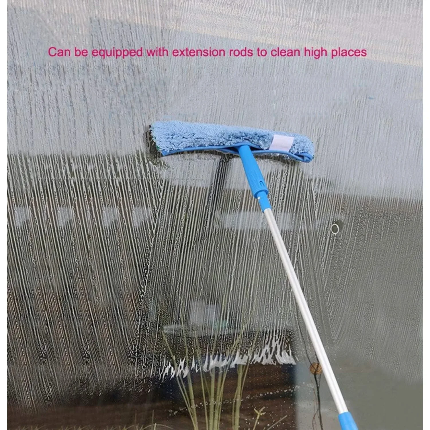 35cm Window Cleaning Combo - Squeegee & Microfiber Window Washer,Shower Squeegees Window Glass